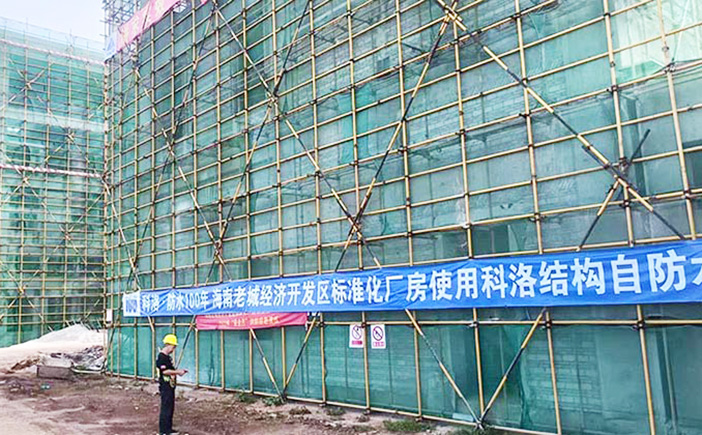 海南老城經濟開發(fā)區(qū)標準化廠房項項目使用科洛結構自防水
