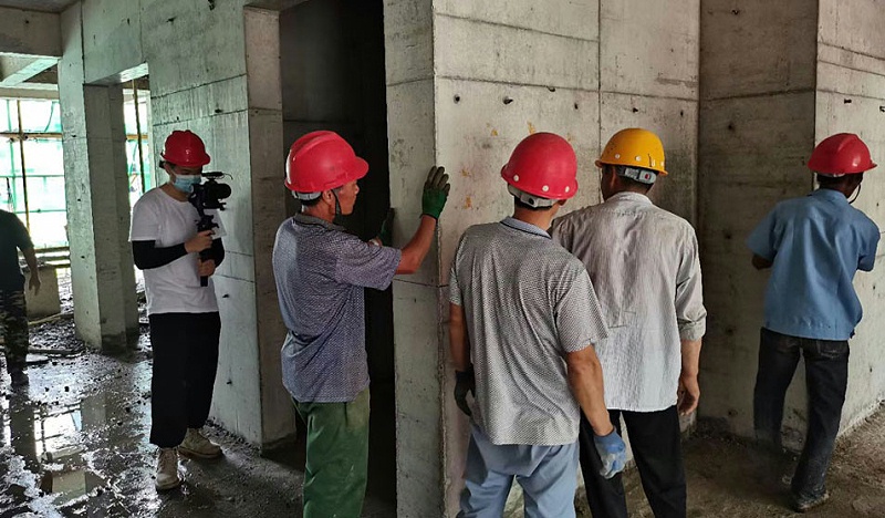 臨沂尋縫活動拍攝現場