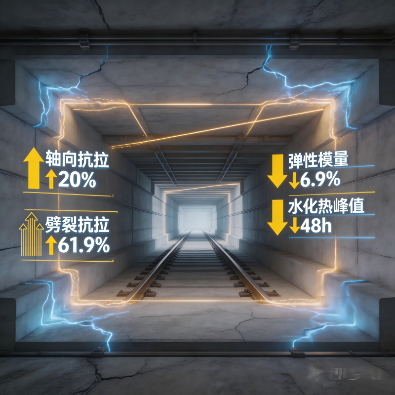 科洛抗裂劑，同時保護 底板 · 頂板 · 側墻 —— 全方位抗裂防滲