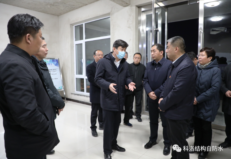 領導考察科洛項目現場 領導考察科洛項目現場