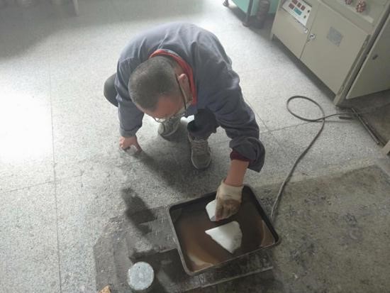 圖1-35 試件側面密封處理